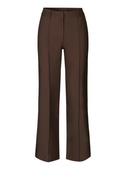 LeRoxy | High-Waist Dames Pantalon met Rechte Pijpen | Comfortabele & Stijlvolle Broek