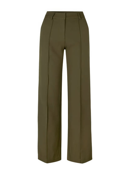 LeRoxy | High-Waist Dames Pantalon met Rechte Pijpen | Comfortabele & Stijlvolle Broek