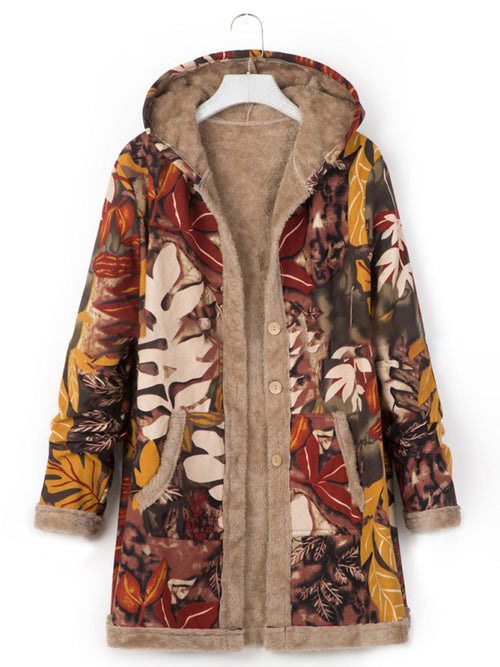 LeRoxy | Bedrukte Hoodie met Capuchon | Comfortabele Dames- en Herenjas