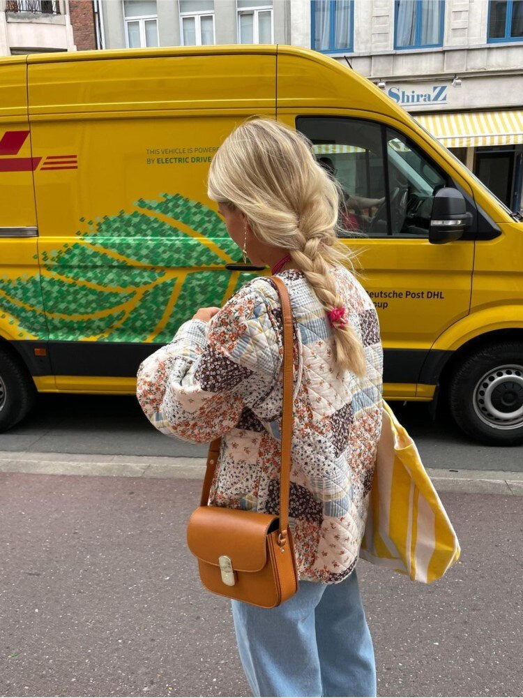 LeRoxy | Boho Dames Lichte Zomerjasje | Patchwork & Bloemenprint
