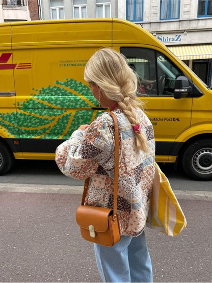 LeRoxy | Boho Dames Lichte Zomerjasje | Patchwork & Bloemenprint