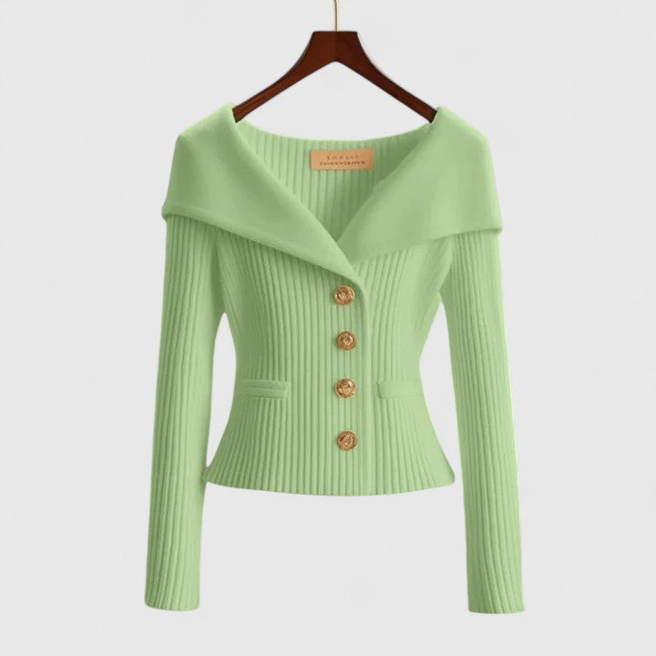 LeRoxy | Dames Cardigan | Zachte Gebreide Elegante Trui