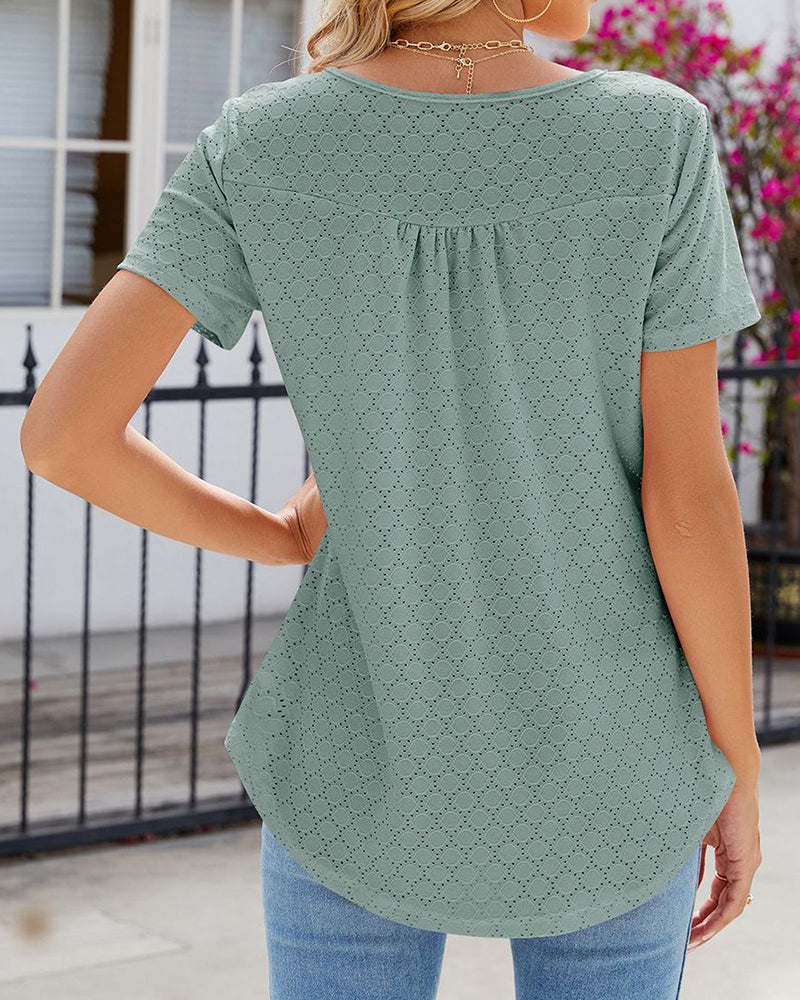 LeRoxy | Shirt met Knopen | Trendy Lente en Zomer Must-Have voor Elke Garderobe