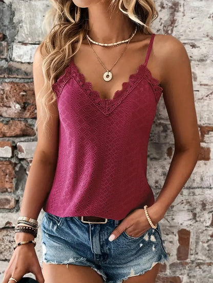 LeRoxy Elegante Kanten Cami Top | Stijlvolle en Verleidelijke Mode