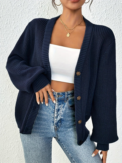 LeRoxy | Dames Vest met Knopen | Losvallend en Comfortabel | Casual Herfst/Winter Look