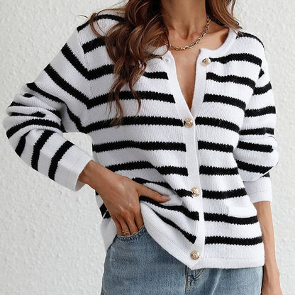 LeRoxy | Gestreept Dames Herfstvest Leona | Comfortabel & Stijlvol