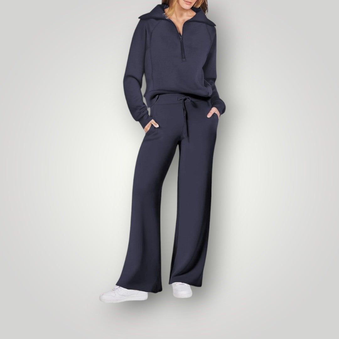 LeRoxy - Ontdek de Tweedelige Loungewear Set: Stijlvolle Comfort voor Thuis