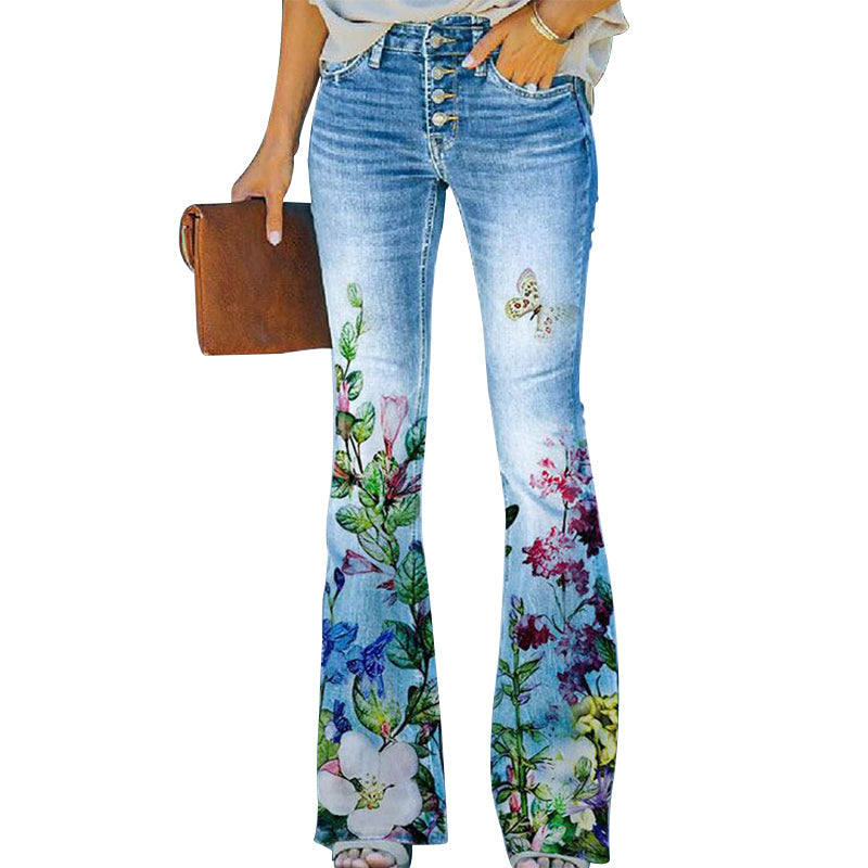 LeRoxy | Flare | jeans met 4 knopen