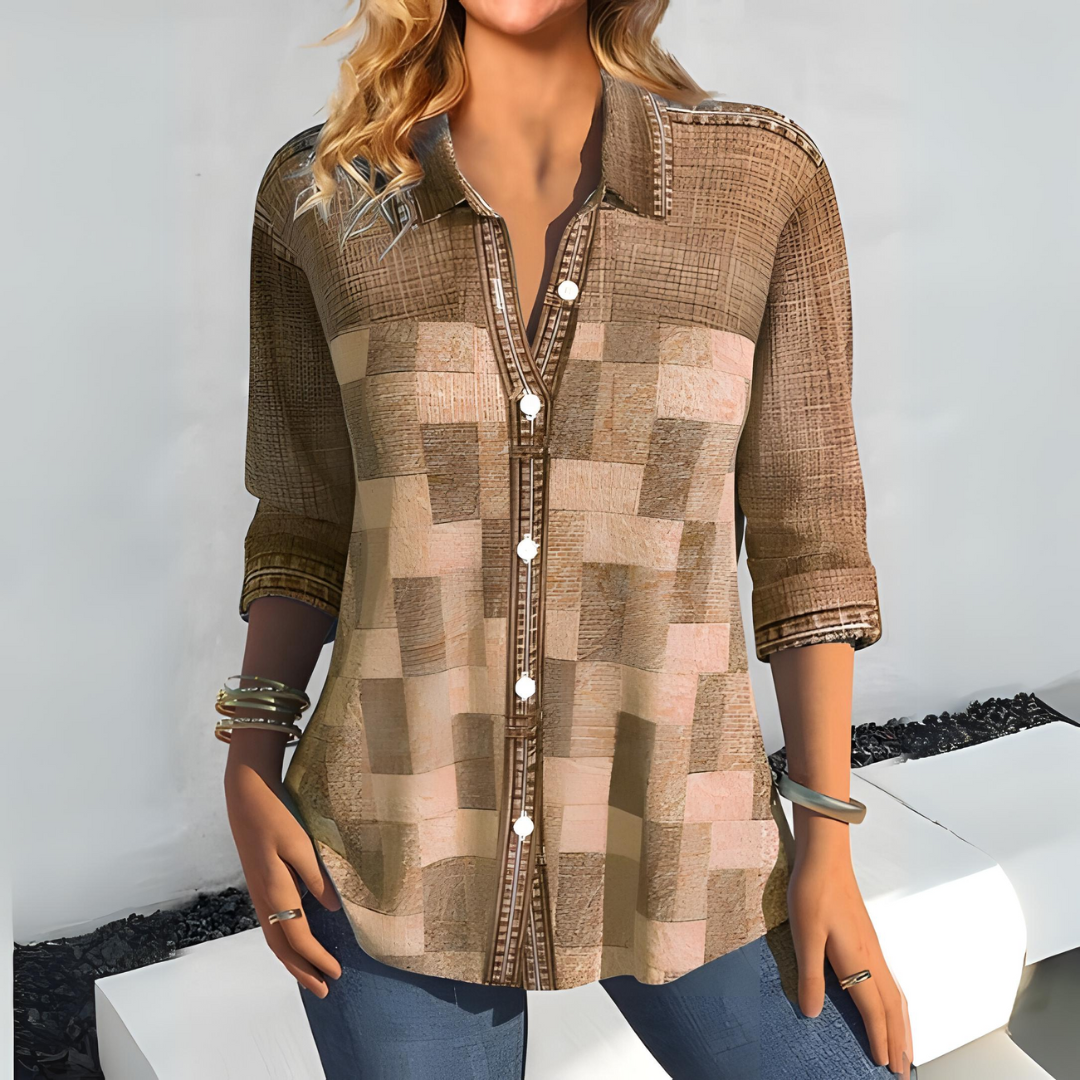 LeRoxy |  Modieuze Blouse | Straal Zelfvertrouwen Uit met Stijlvolle Elegantie