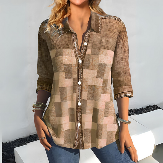 LeRoxy |  Modieuze Blouse | Straal Zelfvertrouwen Uit met Stijlvolle Elegantie