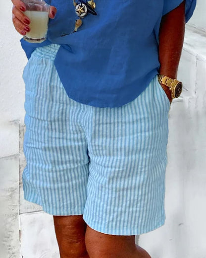 LeRoxy | Gestreepte Shorts voor Lente en Zomer | Comfortabele en Trendy Mode