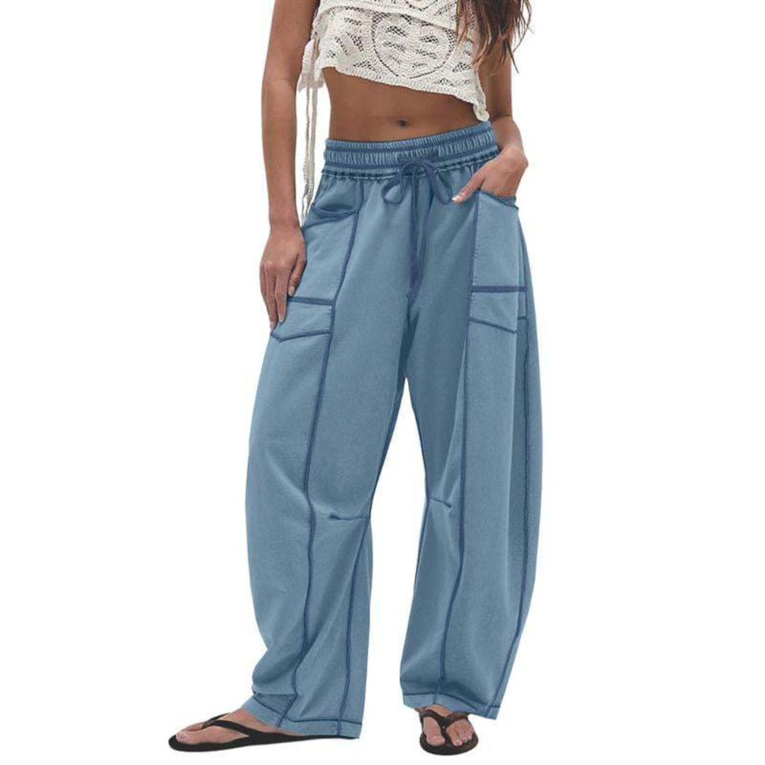 LeRoxy | Comfortabele Dames Baggy Lounge Broek | Casual Loungewear & Vrijetijdsbroek