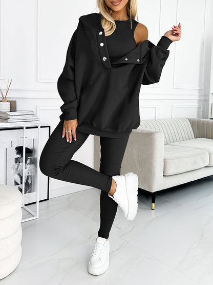 LeRoxy Comfy Sweatshirt met Capuchon - Comfortabel en Stijlvol