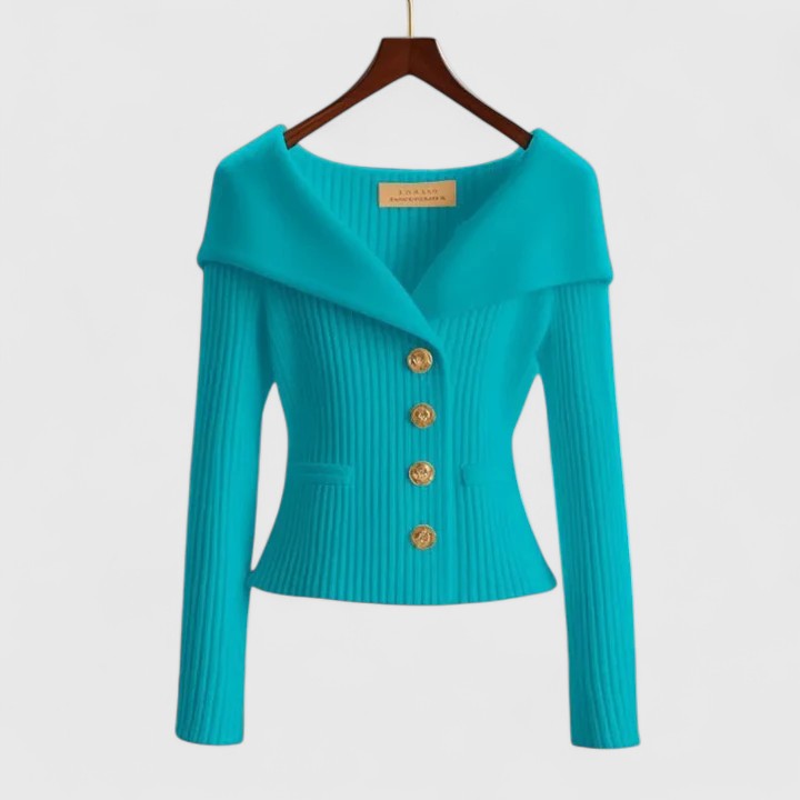 LeRoxy | Dames Cardigan | Zachte Gebreide Elegante Trui