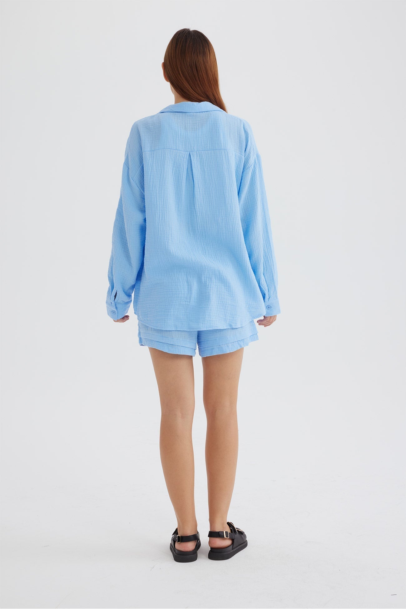 LeRoxy Elegante Overhemd Korte Set – Stijlvolle en Comfortabele Kleding voor de Zomer