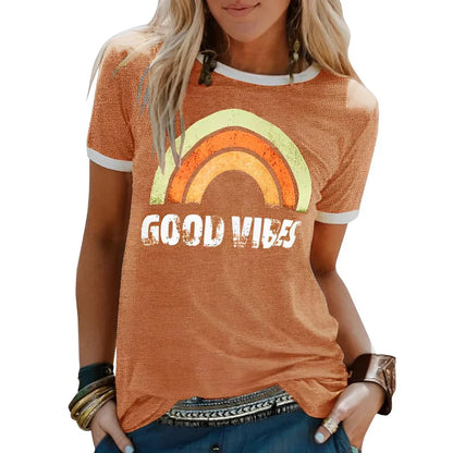 LeRoxy | Blije t-shirt: Kleurrijke en Comfortabele Stijl voor Elke Dag