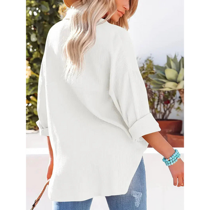 LeRoxy | Dames Casual Overhemd met Knopen | Luchtig en Comfortabel