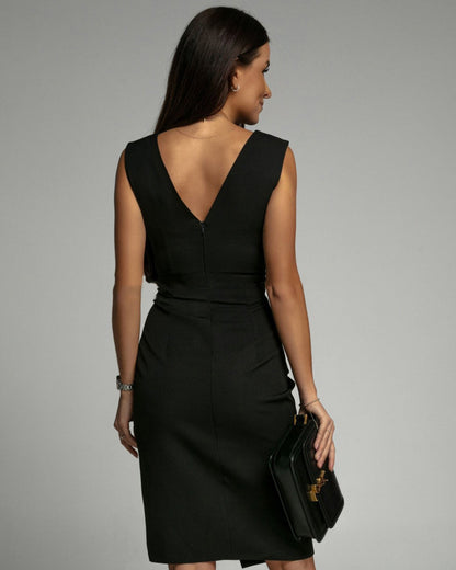 LeRoxy | Flatterende Zomerjurk voor Dames | V-Hals en Elegante Split