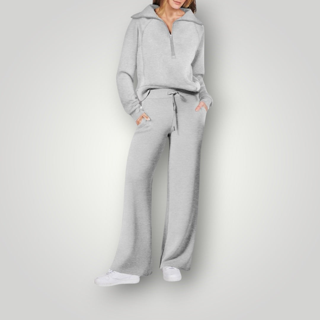LeRoxy - Ontdek de Tweedelige Loungewear Set: Stijlvolle Comfort voor Thuis