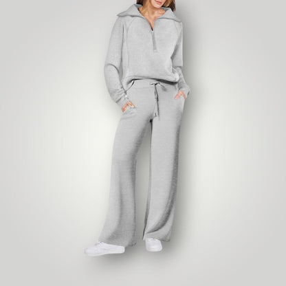 LeRoxy - Ontdek de Tweedelige Loungewear Set: Stijlvolle Comfort voor Thuis