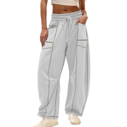 LeRoxy | Comfortabele Dames Baggy Lounge Broek | Casual Loungewear & Vrijetijdsbroek