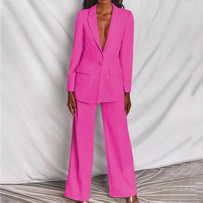 LeRoxy | Elegante Blazer en Broek Set – Stijlvolle Dames Outfit voor Elke Gelegenheid