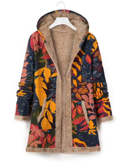 LeRoxy | Bedrukte Hoodie met Capuchon | Comfortabele Dames- en Herenjas