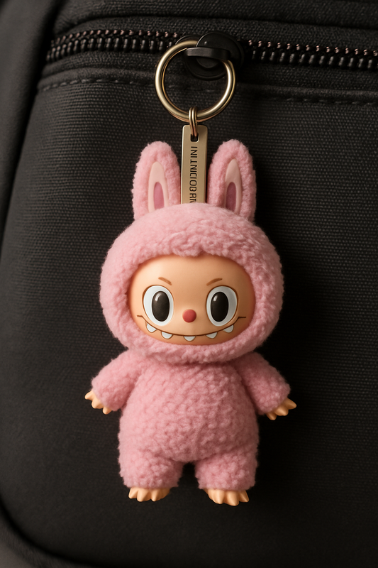 Mini the Monster Sleutelhanger | Pluche Sleutelhanger Figuur voor Tas of Rugzak