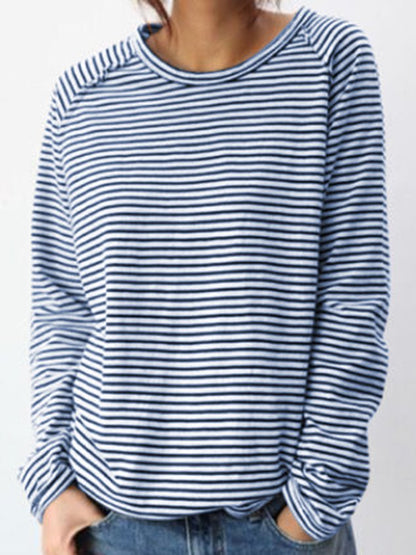 LeRoxy | Dames Longsleeve | Gestreept | Casual Shirt met Lange Mouwen