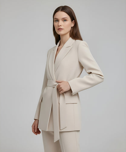LeRoxy | Dames Blazer Met Ceintuur | Elegante & Tijdloze Stijl Voor Elke Gelegenheid