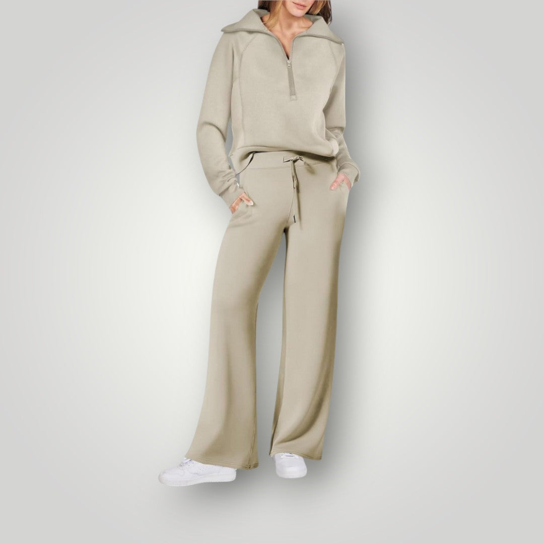 LeRoxy - Ontdek de Tweedelige Loungewear Set: Stijlvolle Comfort voor Thuis