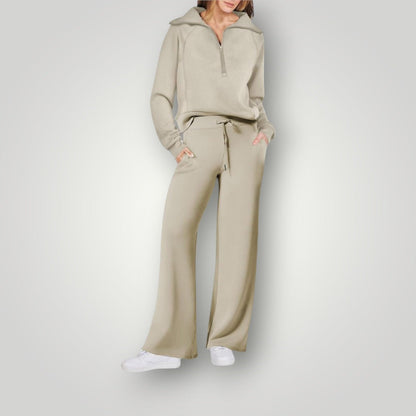 LeRoxy - Ontdek de Tweedelige Loungewear Set: Stijlvolle Comfort voor Thuis