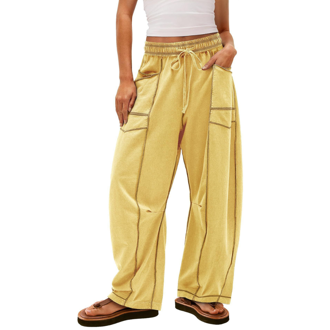 LeRoxy | Comfortabele Dames Baggy Lounge Broek | Casual Loungewear & Vrijetijdsbroek
