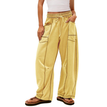 LeRoxy | Comfortabele Dames Baggy Lounge Broek | Casual Loungewear & Vrijetijdsbroek