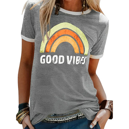 LeRoxy | Blije t-shirt: Kleurrijke en Comfortabele Stijl voor Elke Dag