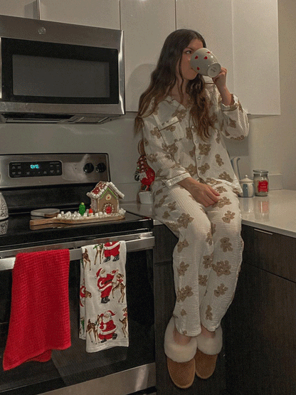 LeRoxy | Teddy Bear Pyjama Set | Zachte & Comfortabele Nachtkleding voor Dames
