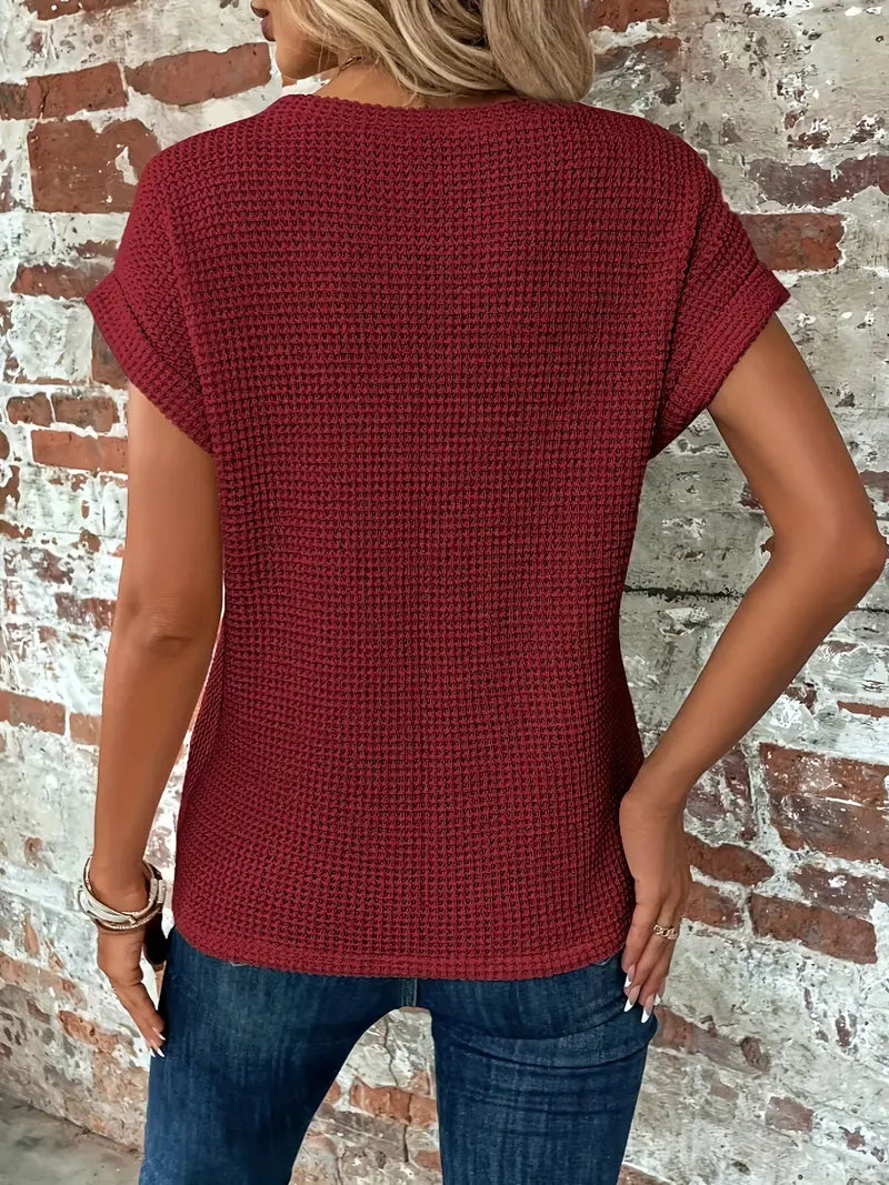 LeRoxy | Casual T-shirt met Korte Mouwen voor Lente en Zomer – Comfort en Stijl