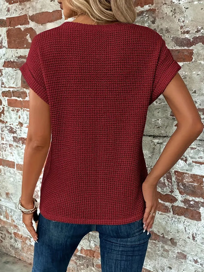 LeRoxy | Casual T-shirt met Korte Mouwen voor Lente en Zomer – Comfort en Stijl