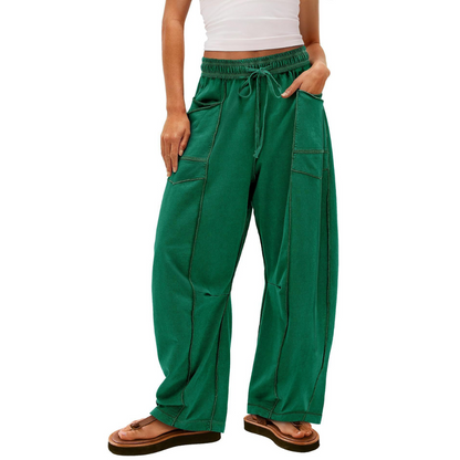 LeRoxy | Comfortabele Dames Baggy Lounge Broek | Casual Loungewear & Vrijetijdsbroek