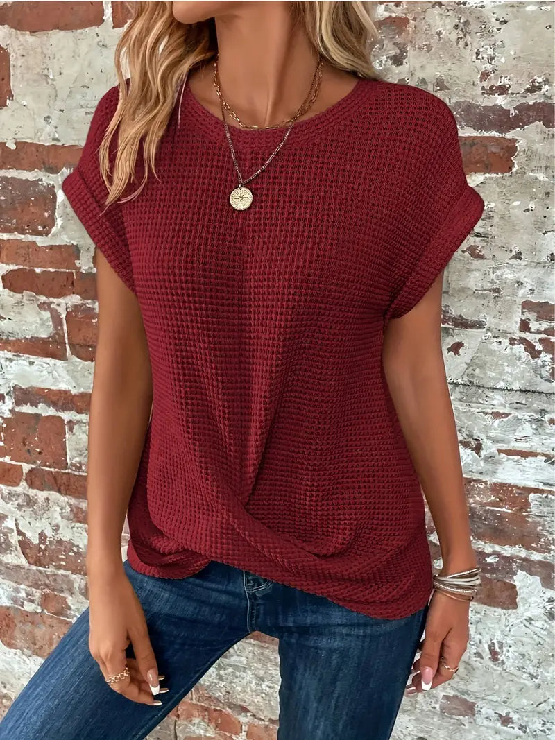 LeRoxy | Casual T-shirt met Korte Mouwen voor Lente en Zomer – Comfort en Stijl