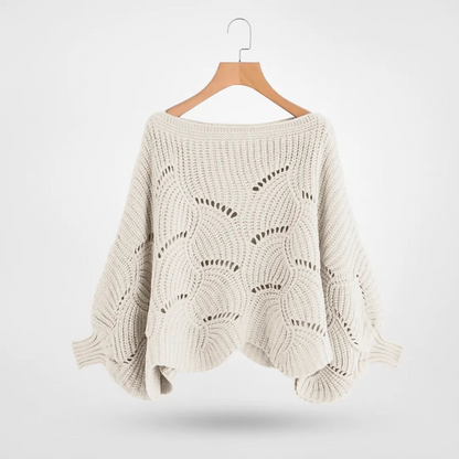 LeRoxy | Dames Gebreide Trui met Vlindermouwen | Chic & Comfortabel voor Elke Gelegenheid