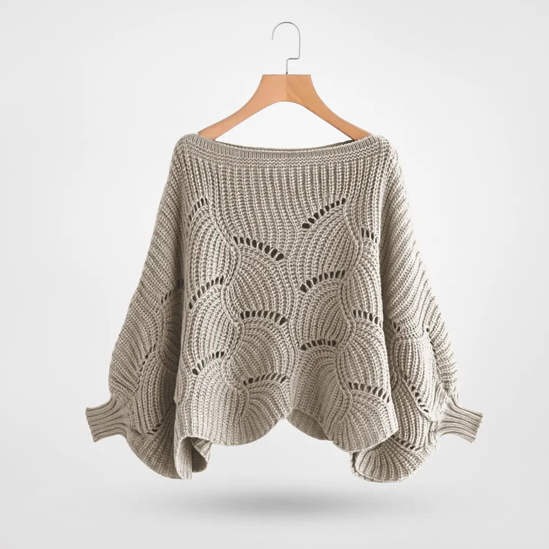 LeRoxy | Dames Gebreide Trui met Vlindermouwen | Chic & Comfortabel voor Elke Gelegenheid
