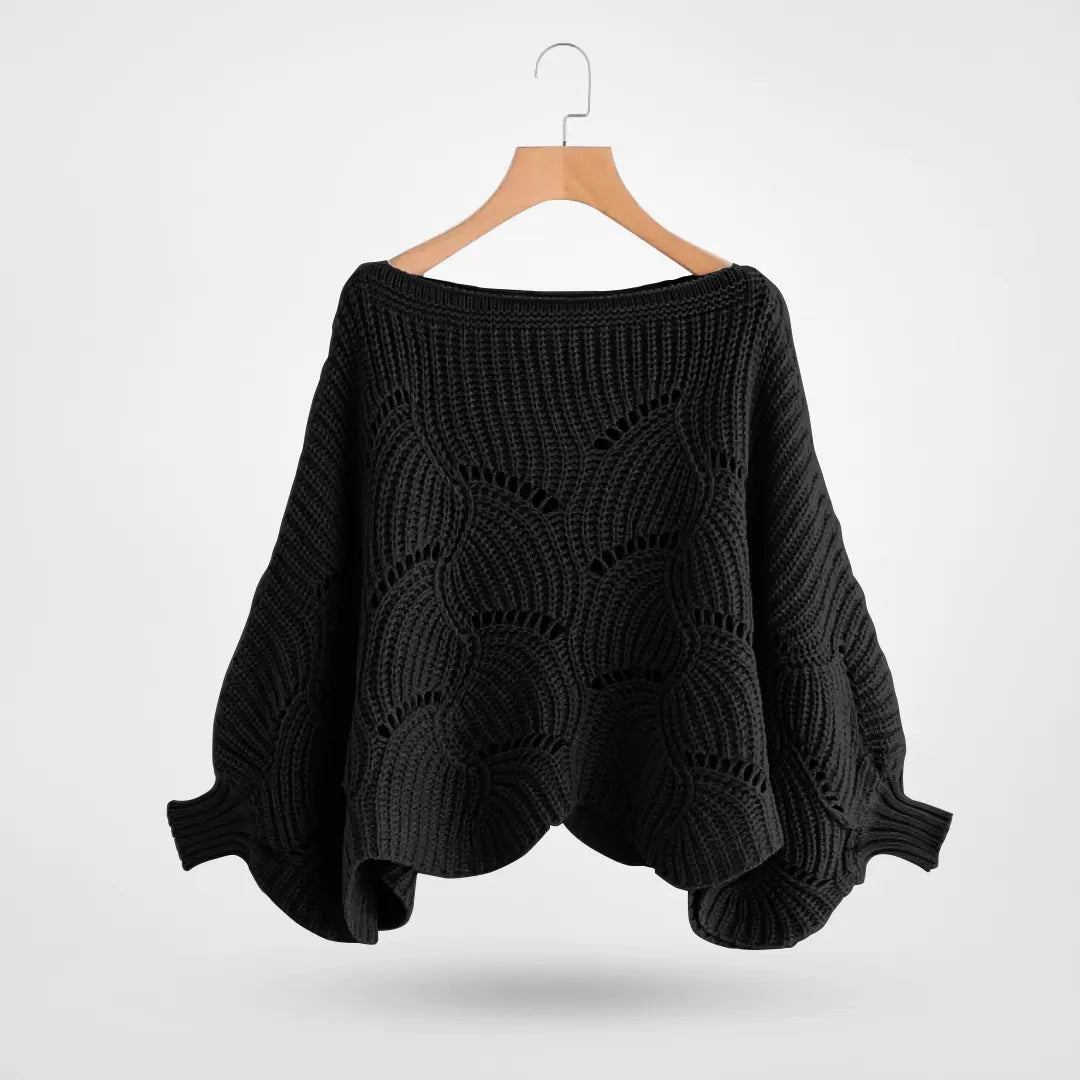 LeRoxy | Dames Gebreide Trui met Vlindermouwen | Chic & Comfortabel voor Elke Gelegenheid