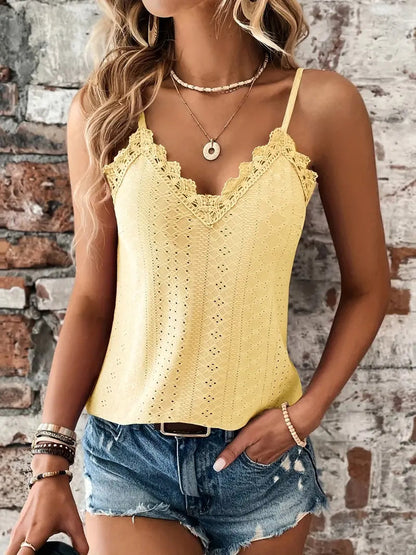 LeRoxy Elegante Kanten Cami Top | Stijlvolle en Verleidelijke Mode