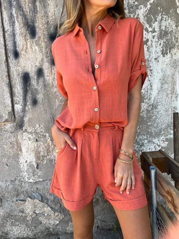 LeRoxy | Comfortabele Linnen Set voor Dames | Perfect voor Zomer