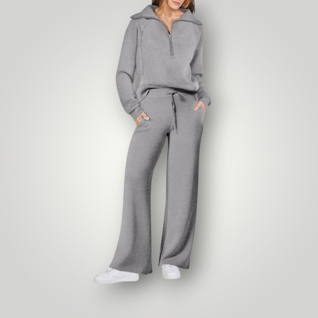 LeRoxy - Ontdek de Tweedelige Loungewear Set: Stijlvolle Comfort voor Thuis