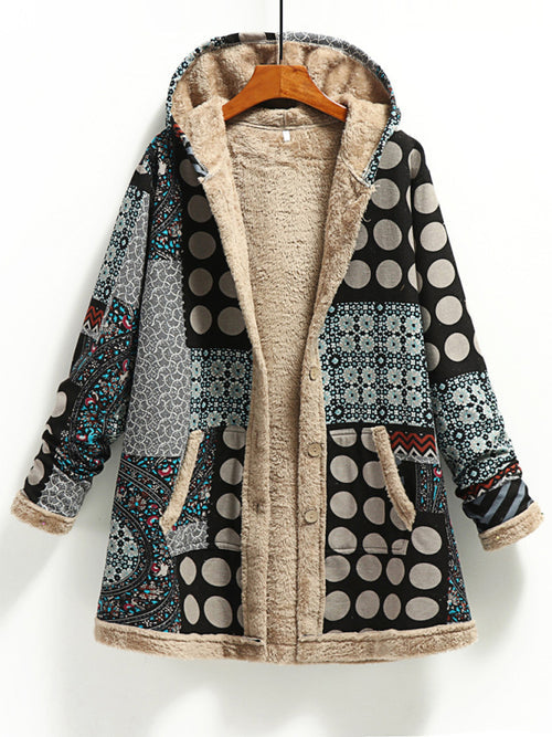 LeRoxy | Bedrukte Hoodie met Capuchon | Comfortabele Dames- en Herenjas