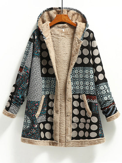 LeRoxy | Bedrukte Hoodie met Capuchon | Comfortabele Dames- en Herenjas