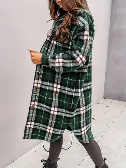 LeRoxy | Trendy Ruitjes Jas voor Dames | Stijlvolle Herfst/Winterjas