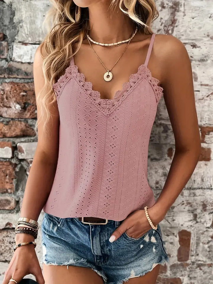LeRoxy Elegante Kanten Cami Top | Stijlvolle en Verleidelijke Mode